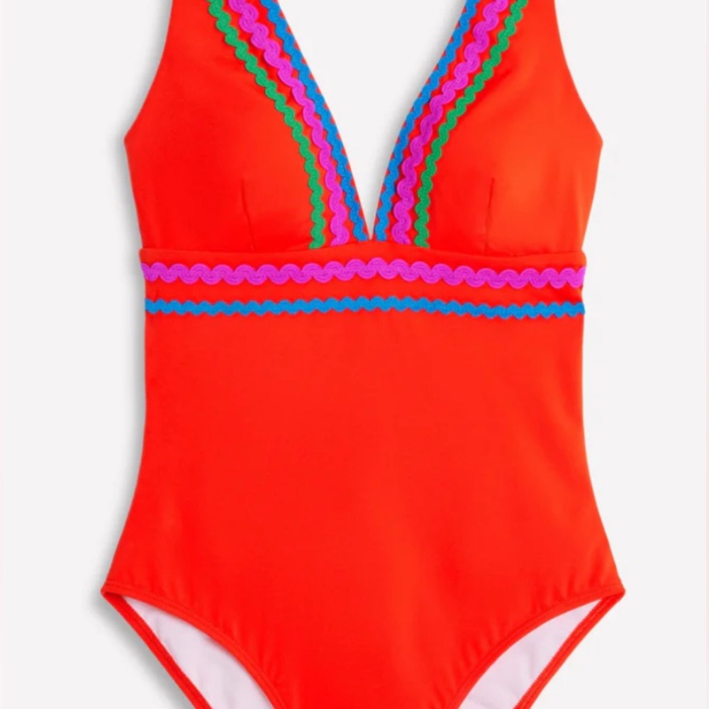 Vibrant Gorgeous NWT!! Brandon one piece Bathing Suit..